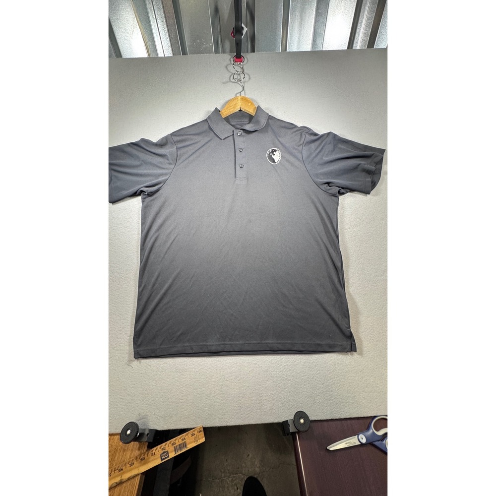 Cutter & Buck Mens Gray Pink Panthers Inc‎ Performance Polo Shirt 88181 XL